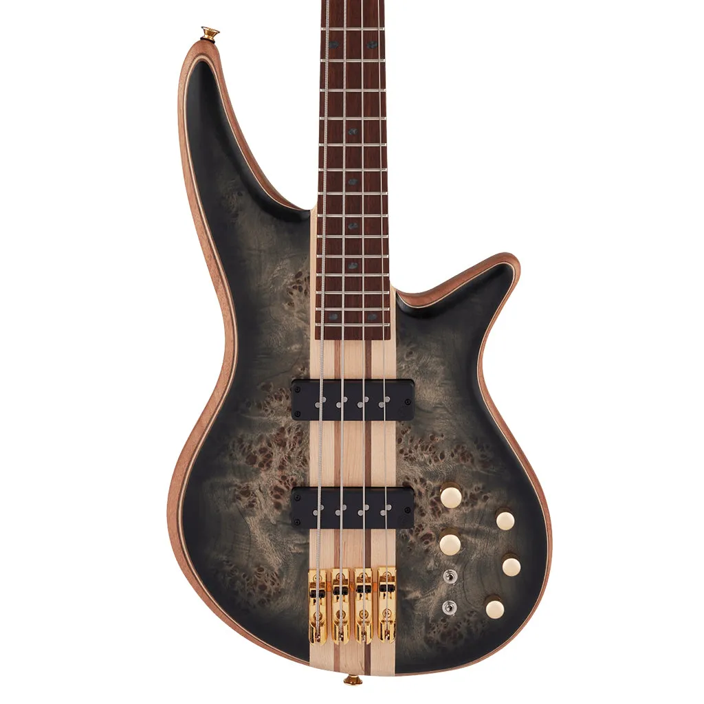 Jackson Pro Series Spectra Bass SBP IV, Caramelized Jatoba Fingerboard, Transparent Black Burst | Bass Guitars | 2919914585