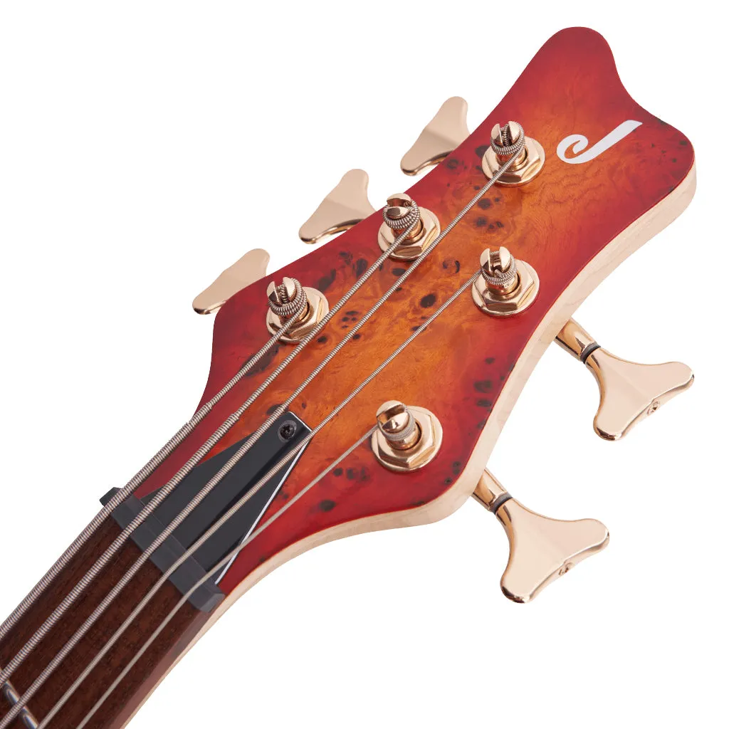 Jackson - Pro Series Spectra Bass SBP V, Caramelized Jatoba Fingerboard, Transparent Cherry Burst | Bass Guitars | 2919934515