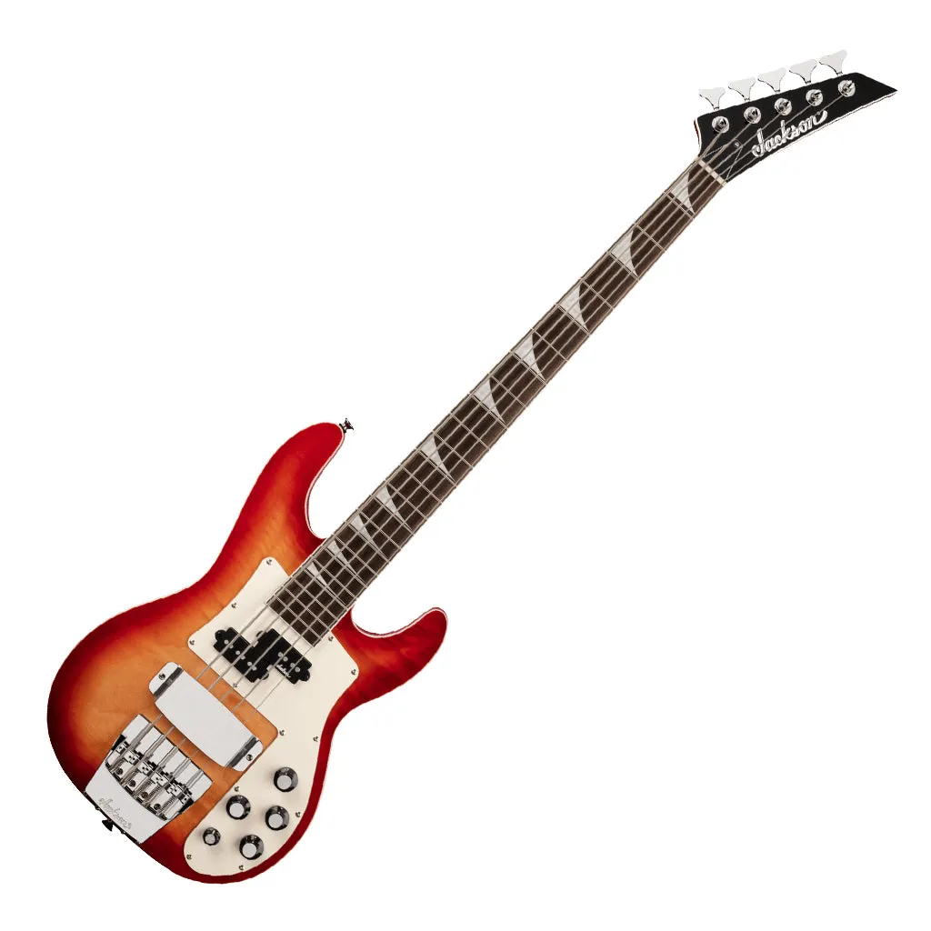 Jackson X Series Concert Bass CBXNT DX V, Laurel Fingerboard, Fireburst | Bass Guitars | 2916655577