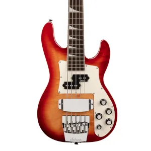 Jackson X Series Concert Bass CBXNT DX V, Laurel Fingerboard, Fireburst | Bass Guitars | 2916655577
