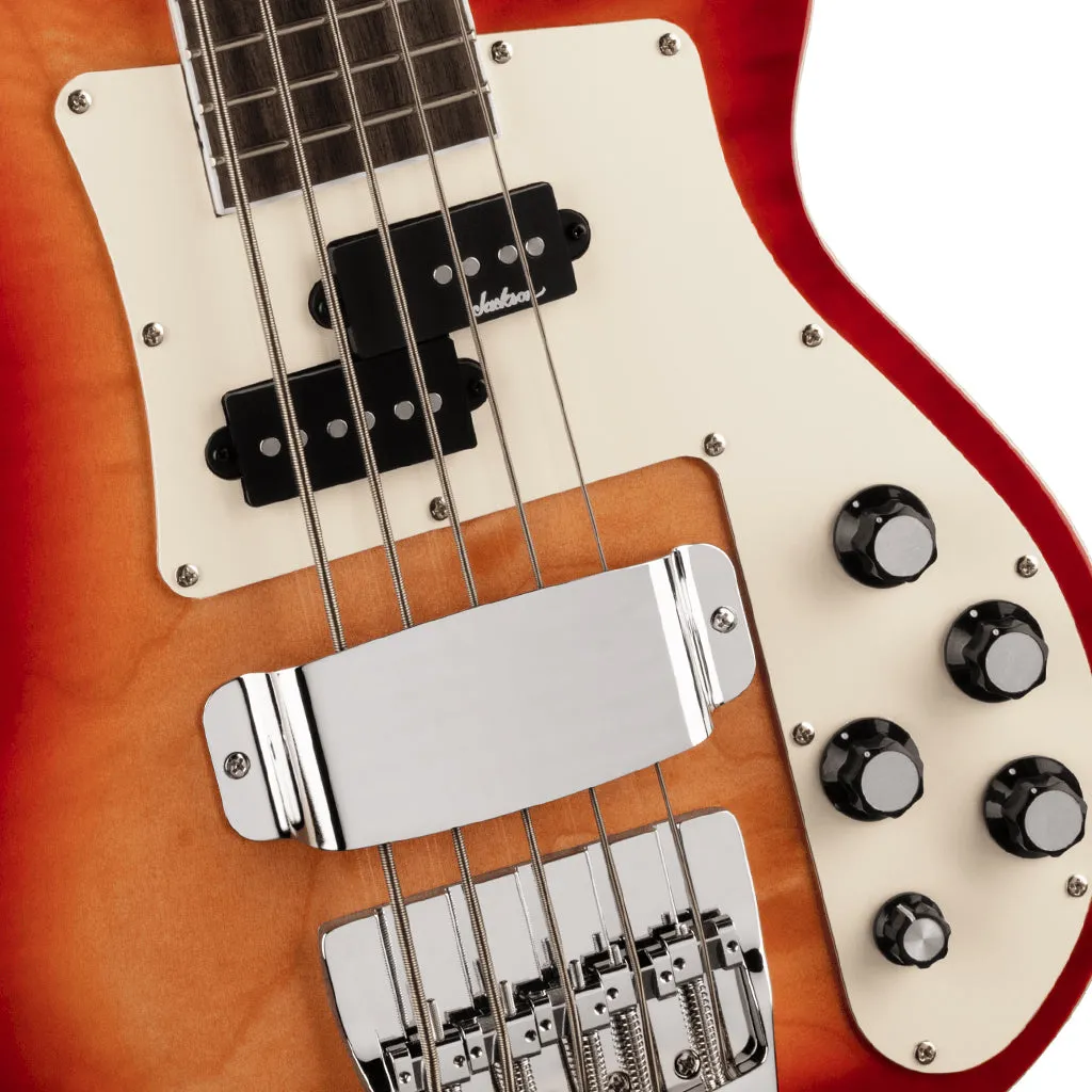Jackson X Series Concert Bass CBXNT DX V, Laurel Fingerboard, Fireburst | Bass Guitars | 2916655577