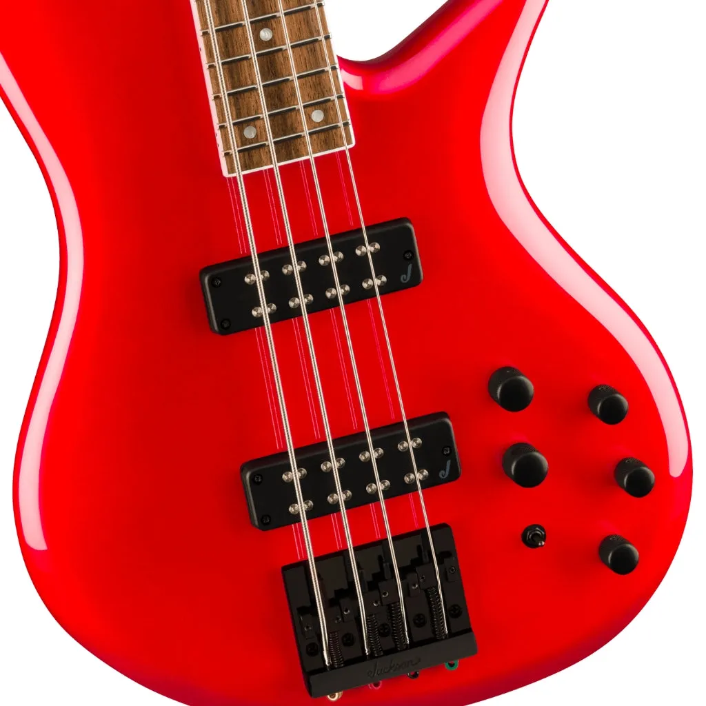 Jackson X Series Spectra Bass SBX IV in Candy Apple Red