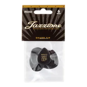 Jim Dunlop Jazztone Point Tip Picks - 6 Pack