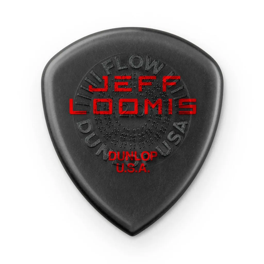 Jim Dunlop Jeff Loomis Custom Flow Jumbo Black Pick Players Pack