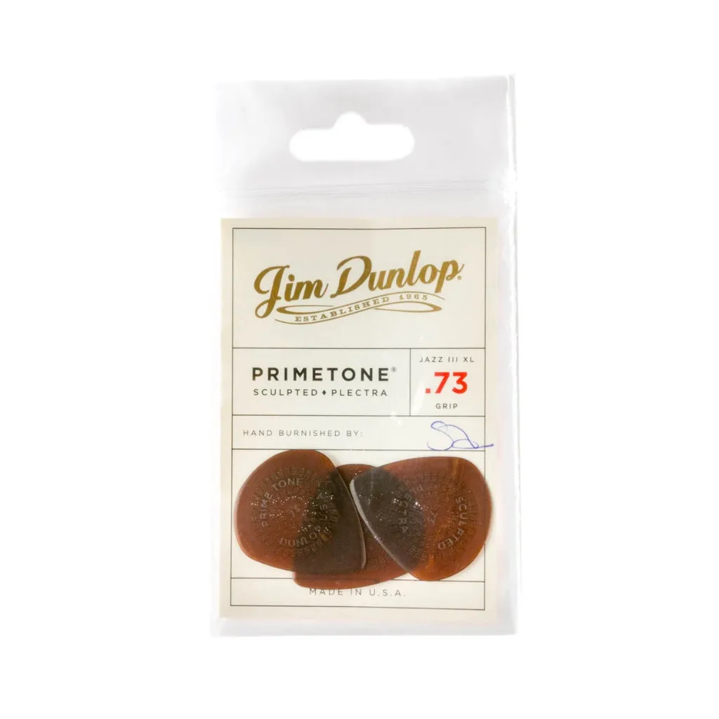 Jim Dunlop Primetone Jazz III XL Grip Pick 0.73mm (3pk)