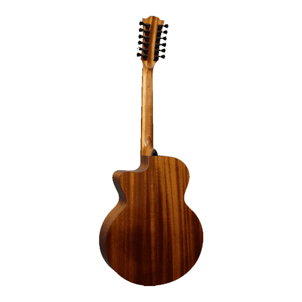 LAG T177 12-String Jumbo Acoustic/Electric Guitar - Natural