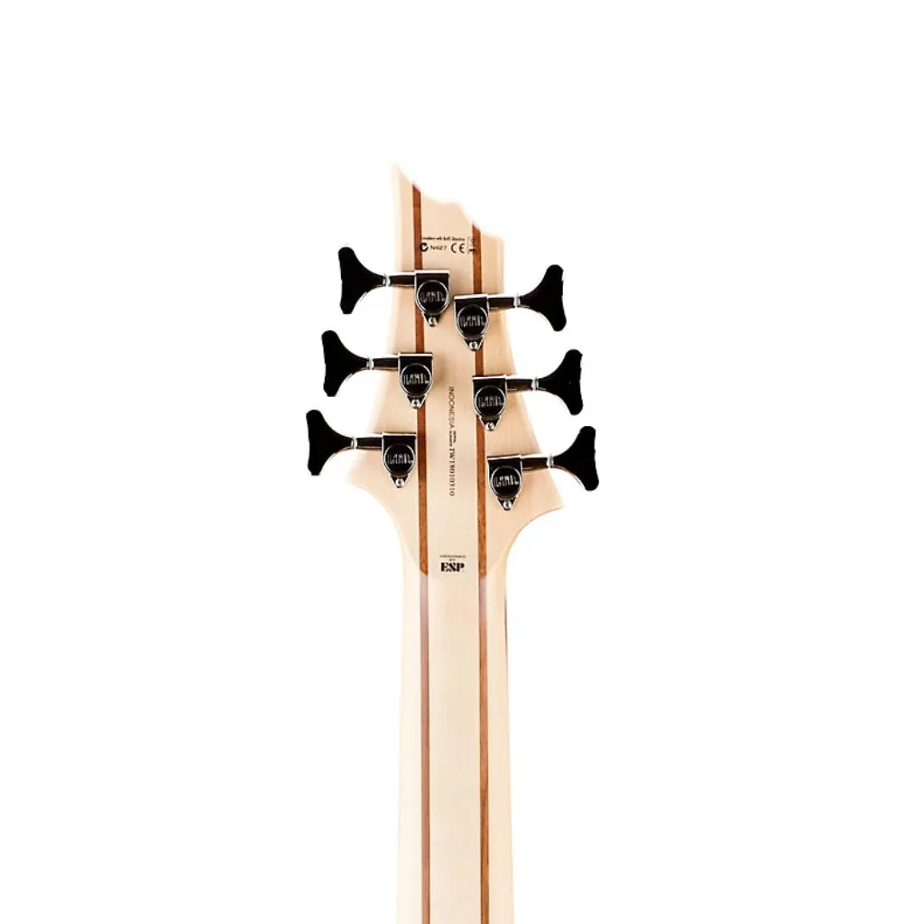LTD B-Series B-206SM 6 String Bass Guitar Natural Satin
