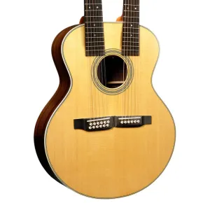 Martin Grand J-28E DN Grand Jumbo Double Neck Guitar - Natural