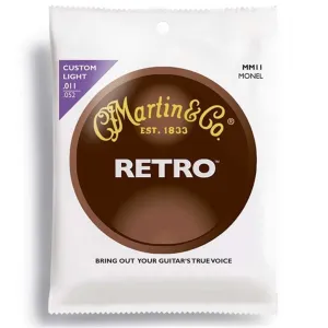 Martin Retro Strings Monel - 11-52 Custom Light