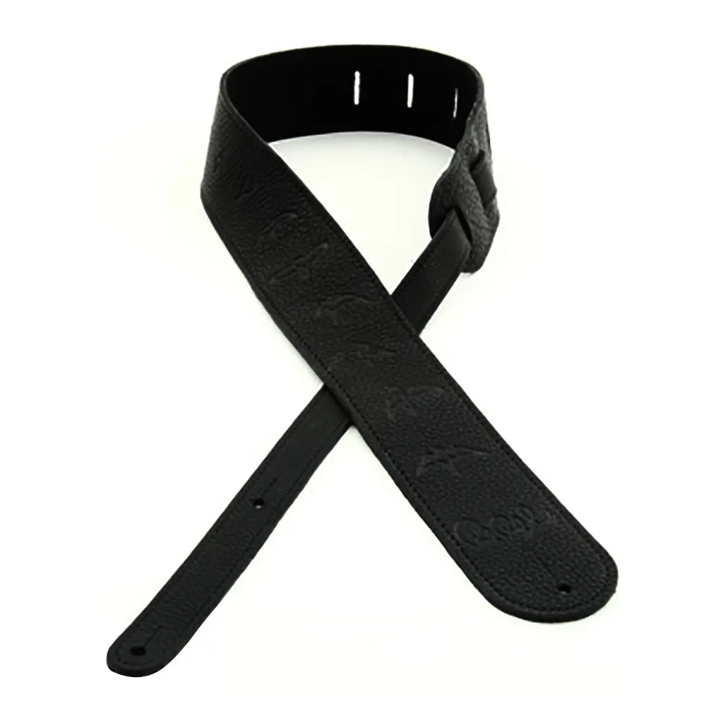 PRS - Guitar Strap, Birds, Leather - Black