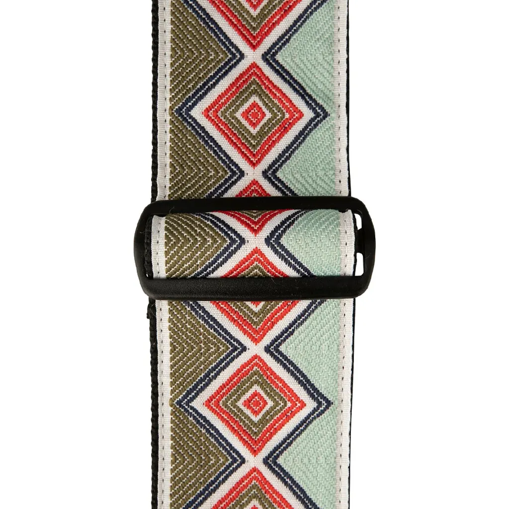 PRS Wide Retro Jacquard Strap, Green