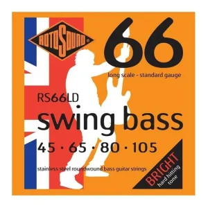 Rotosound RS66LD - Swing Bass Stainless Steel 45 -105 Bass Guitar Strings