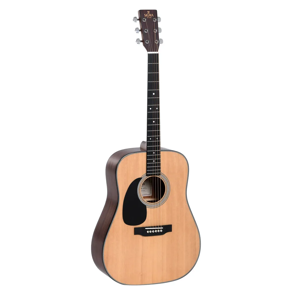 Sigma DM1 Dreadnought Acoustic with Solid Sitka Spruce Top - Left Hand