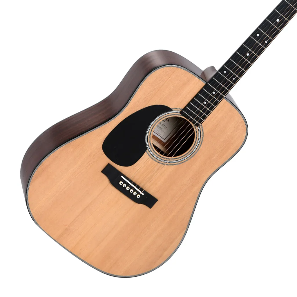 Sigma DM1 Dreadnought Acoustic with Solid Sitka Spruce Top - Left Hand