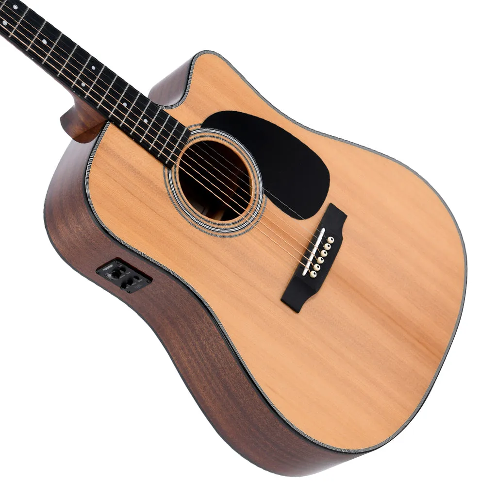 Sigma DMC-1E 1-Series Dreadnought Acoustic Electric Guitar