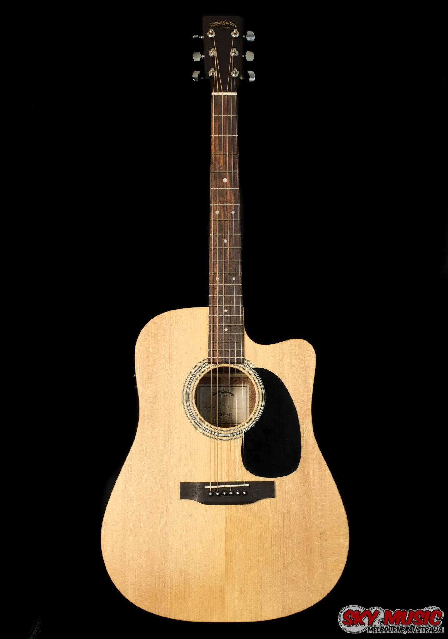 Sigma DMC-STE  Dreadnought Cutway with Electronics