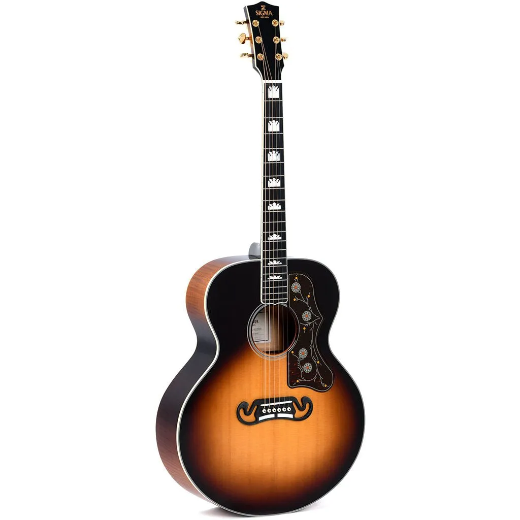 Sigma GJA-SG200 Jumbo Acoustic Guitar - Sunburst