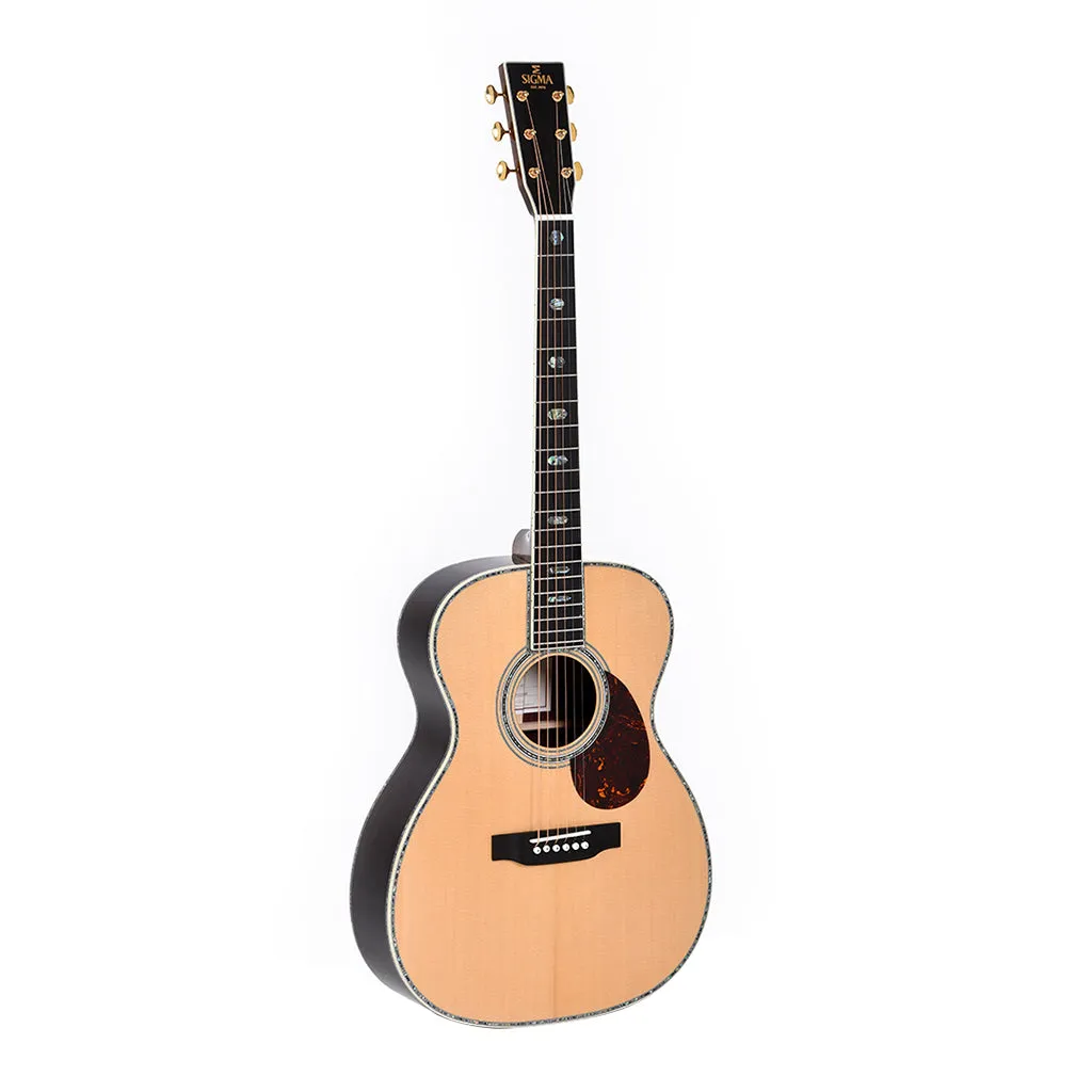 Sigma SOMR-45 All Solid Style 45 OM with SSC Case