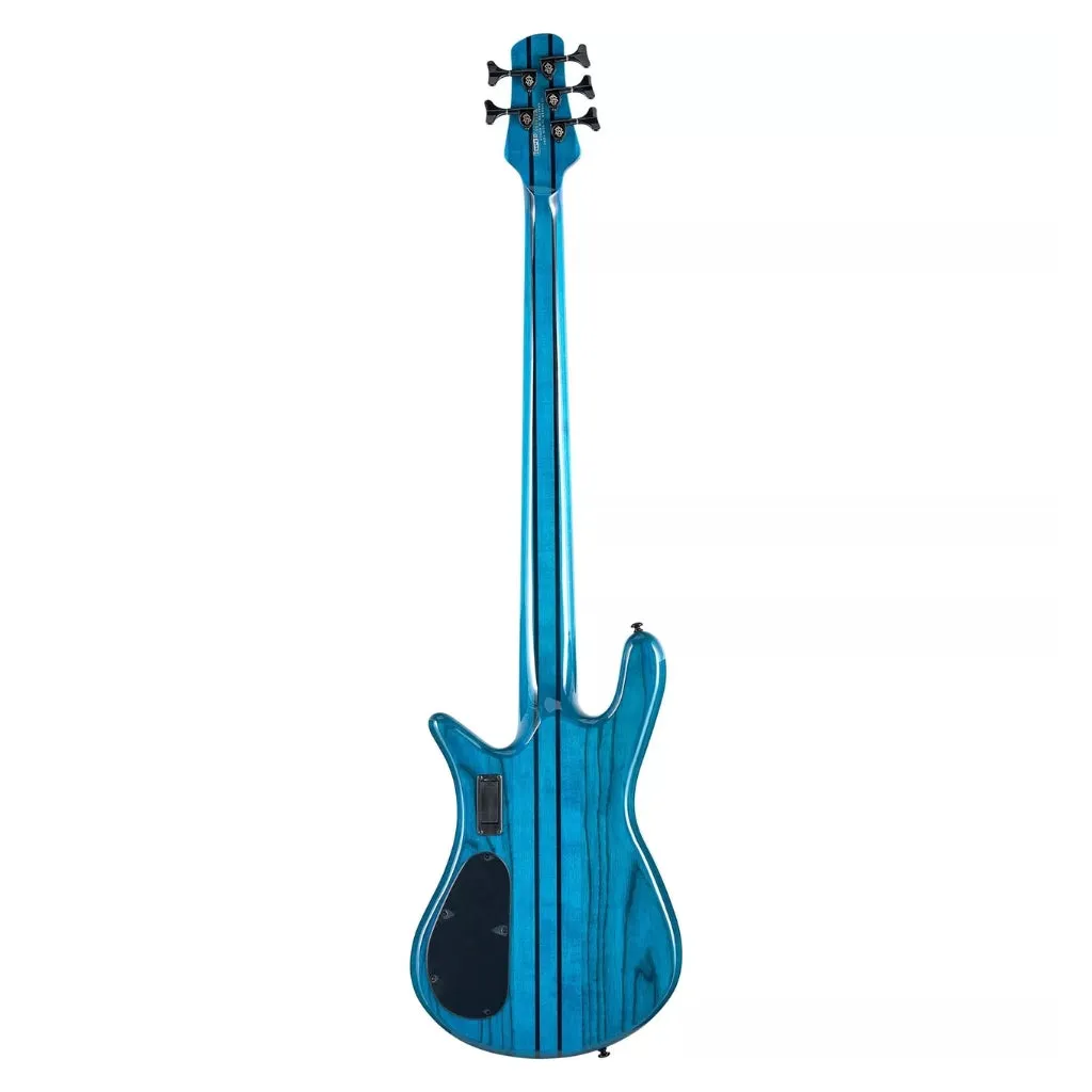 Spector Dimension 5 M/S Bass Guitar - Black & Blue Gloss