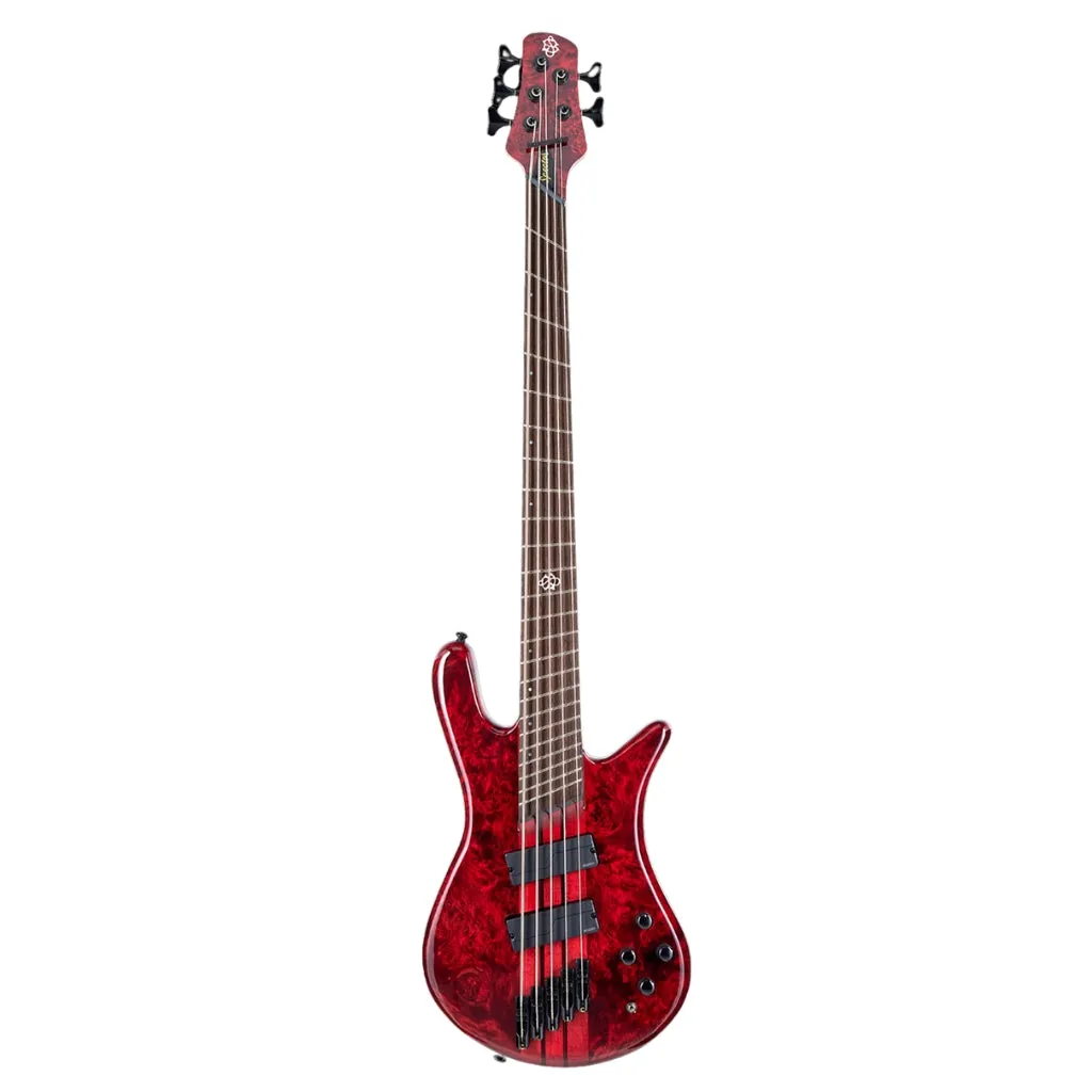 Spector Dimension 5 M/S Bass Guitar - Inferno Red