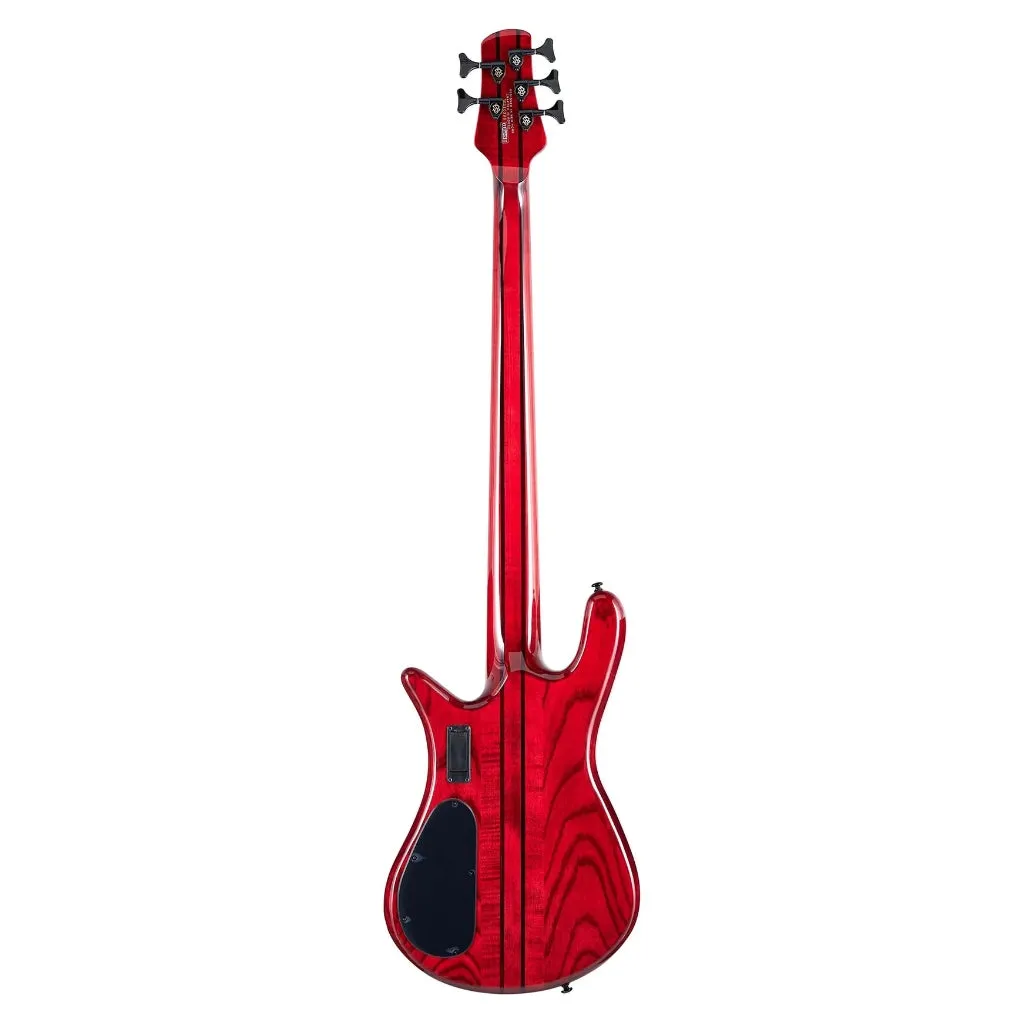 Spector Dimension 5 M/S Bass Guitar - Inferno Red