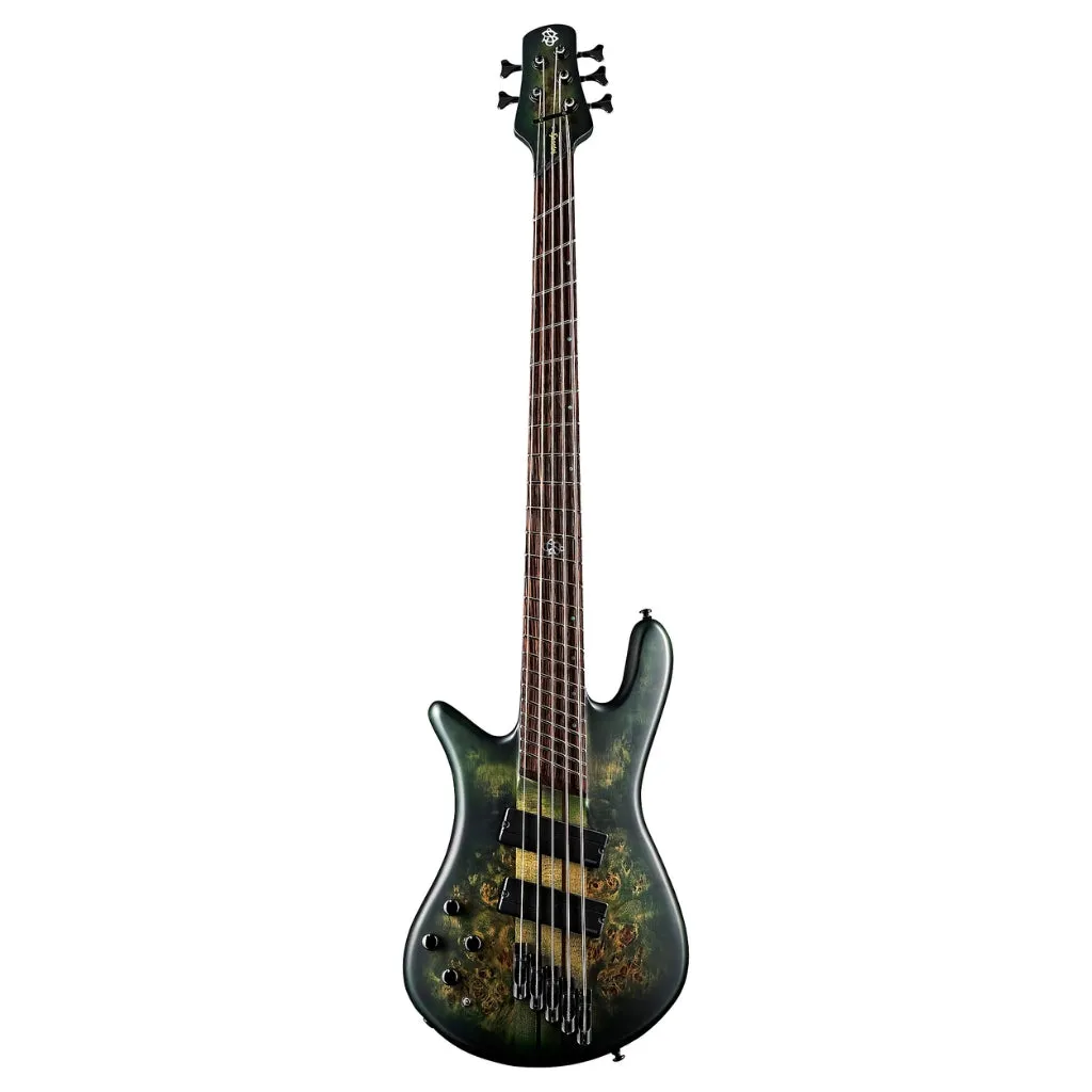 Spector Dimension 5 M/S  Left Hand Bass Guitar - Haunted Moss