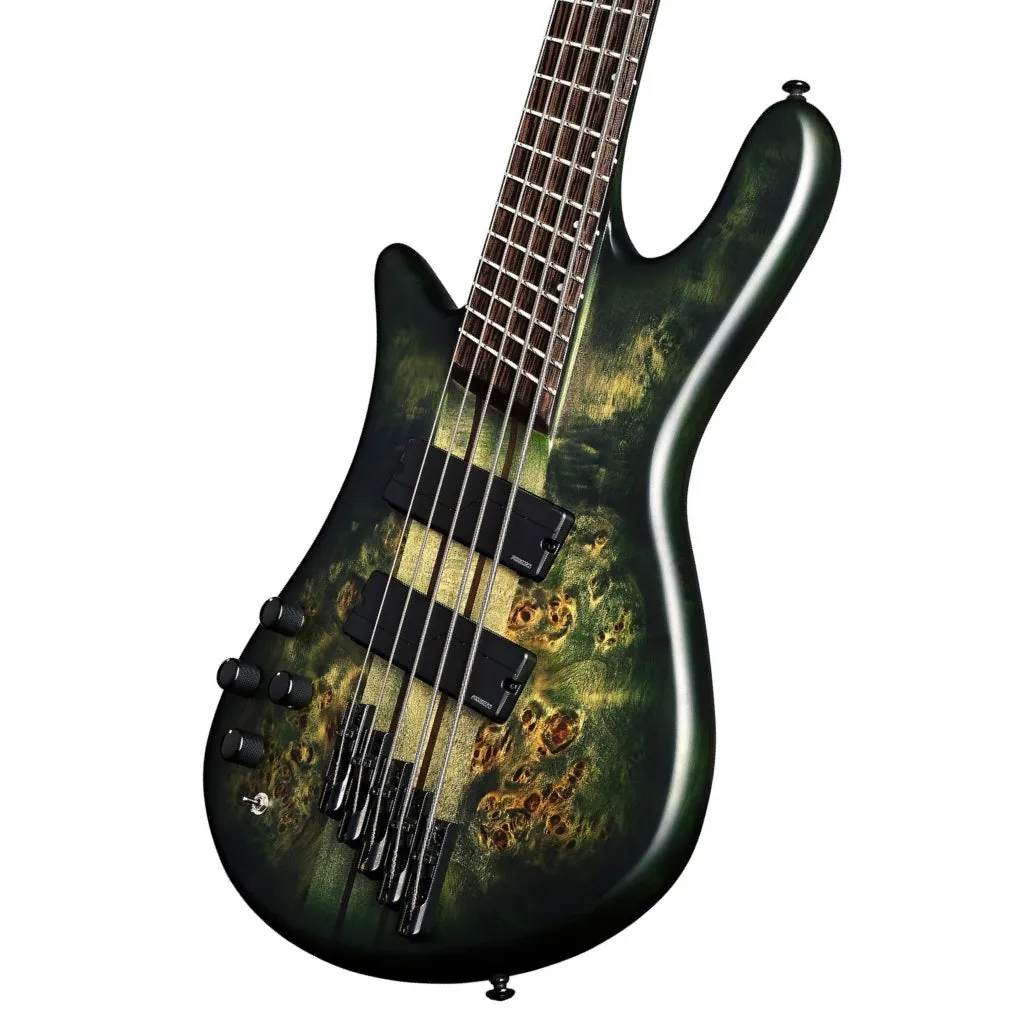 Spector Dimension 5 M/S  Left Hand Bass Guitar - Haunted Moss