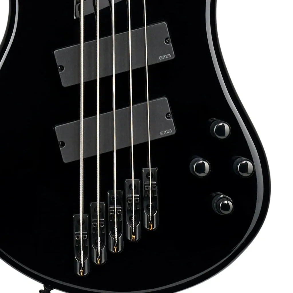 Spector Dimension M/S 5 Bass Guitar - Black