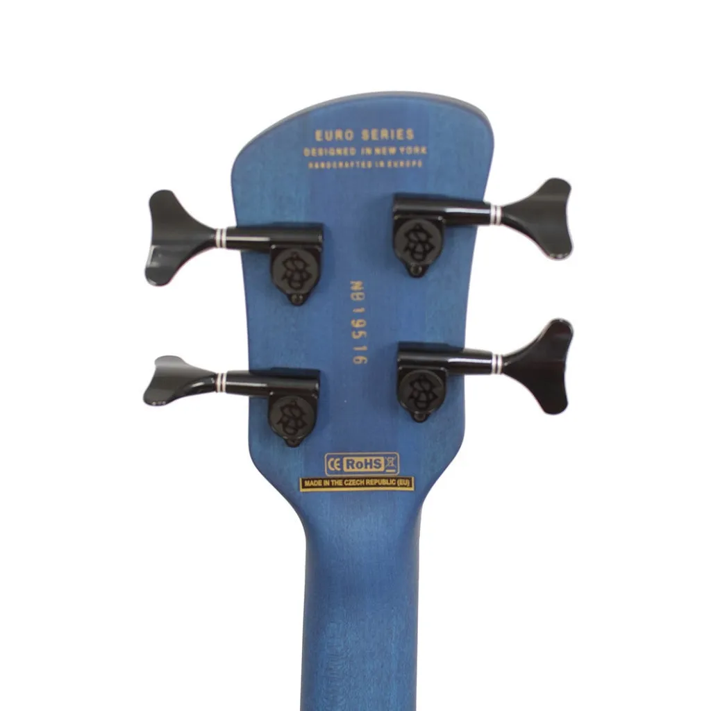 Spector Euro 4 LX Bass Guitar - Black & Blue