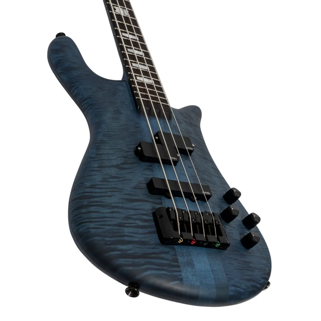 Spector Euro 4 LX Bass Guitar - Black & Blue