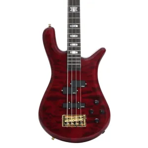 Spector Euro 4 LX Bass Guitar - Black Cherry Gloss