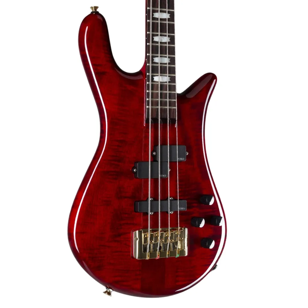 Spector Euro 4 LX Bass Guitar - Black Cherry Gloss