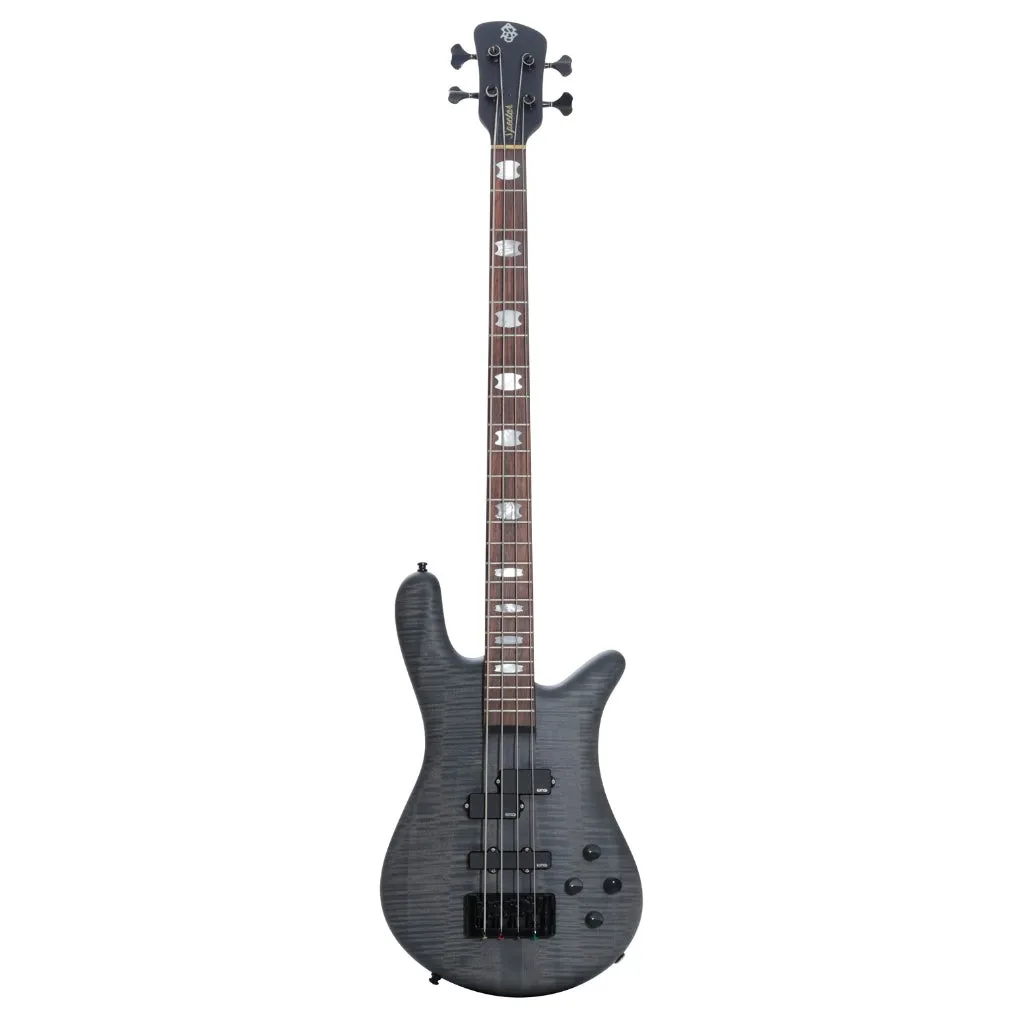 Spector Euro 4 LX Bass Guitar - Trans Black Stain