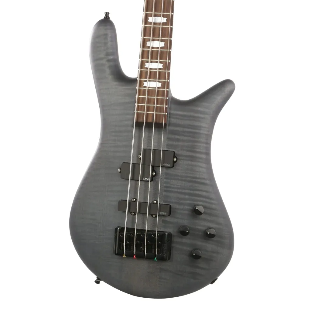 Spector Euro 4 LX Bass Guitar - Trans Black Stain