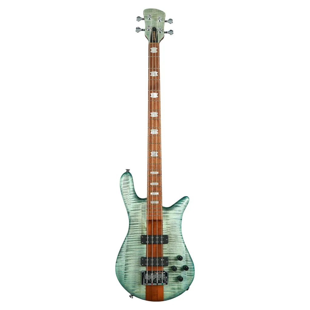 Spector Euro 4 Roasted Bass Guitar - Turquoise Tide