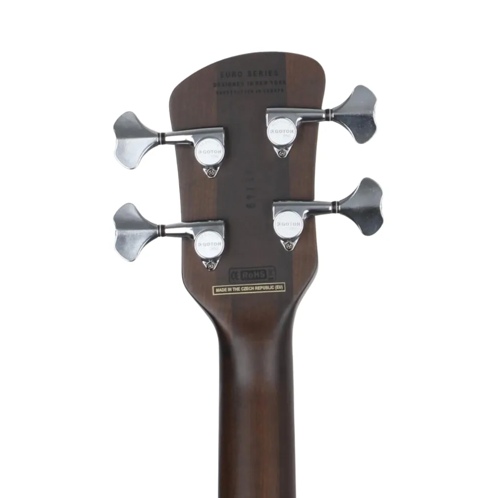 Spector Euro 4 Roasted Bass Guitar - Turquoise Tide