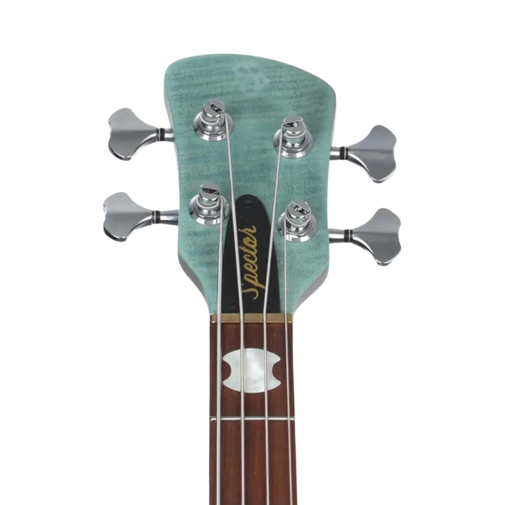 Spector Euro 4 Roasted Bass Guitar - Turquoise Tide