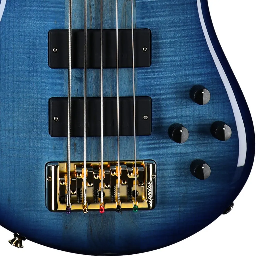 Spector Euro 5 LT Bass Guitar - Blue Fade Gloss