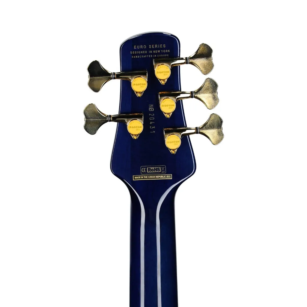 Spector Euro 5 LT Bass Guitar - Blue Fade Gloss
