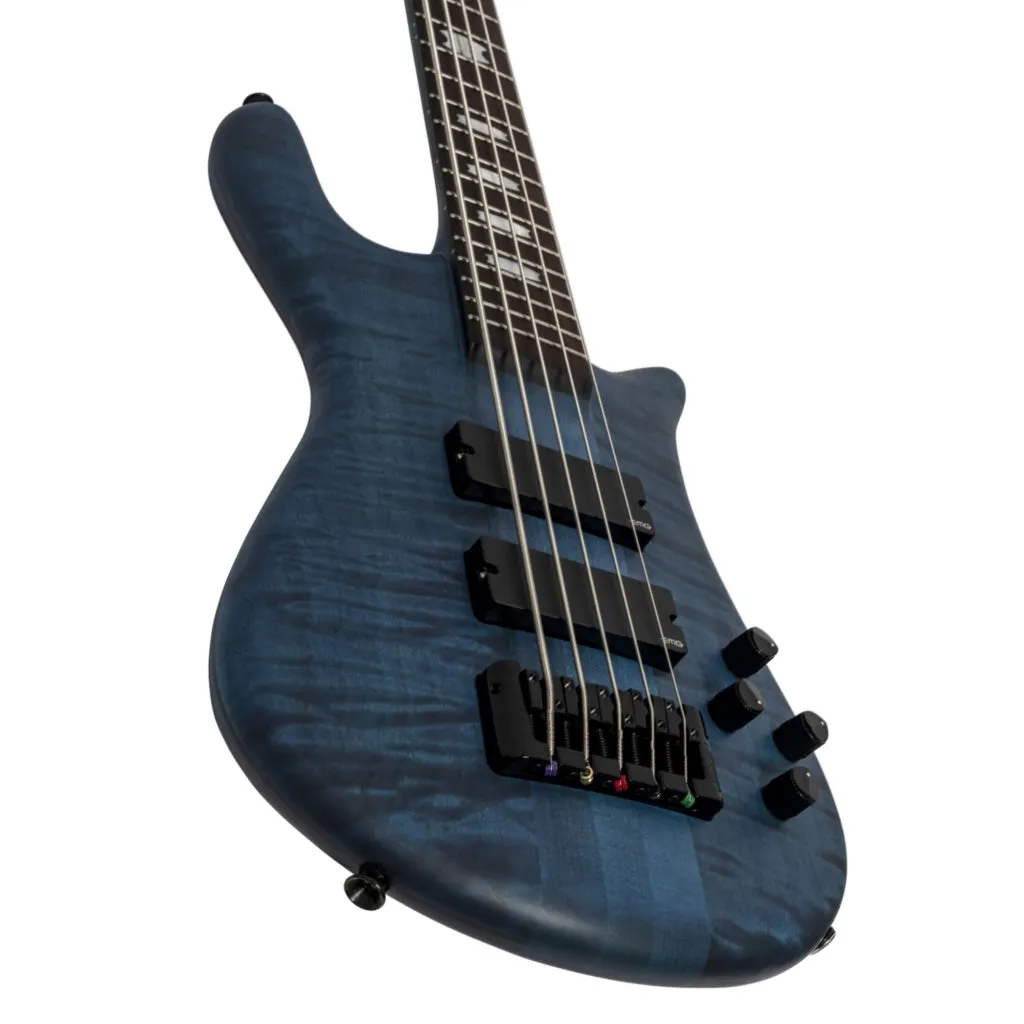 Spector Euro 5 LX Bass Guitar - Black & Blue
