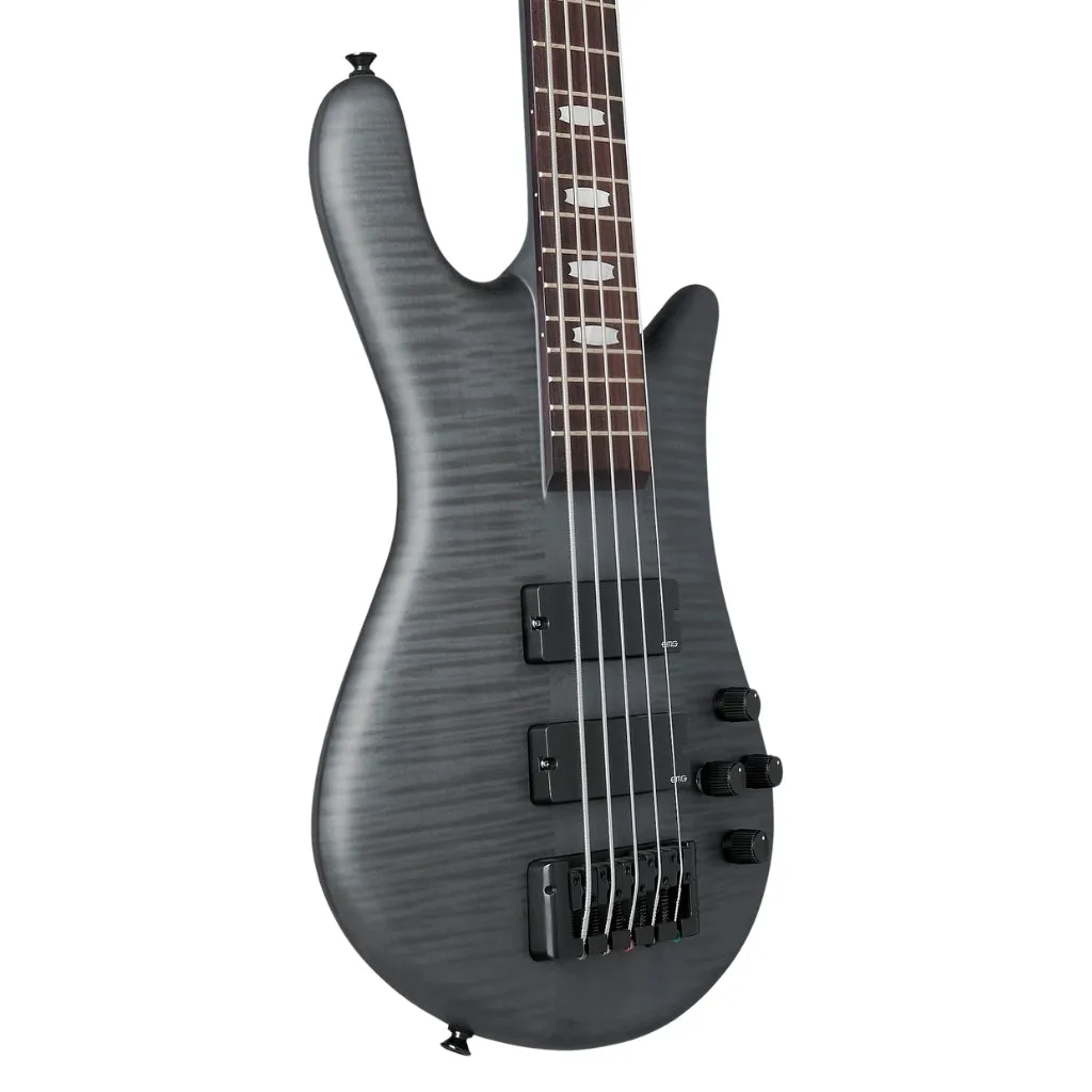 Spector Euro 5 LX Bass Guitar - Transparent Black