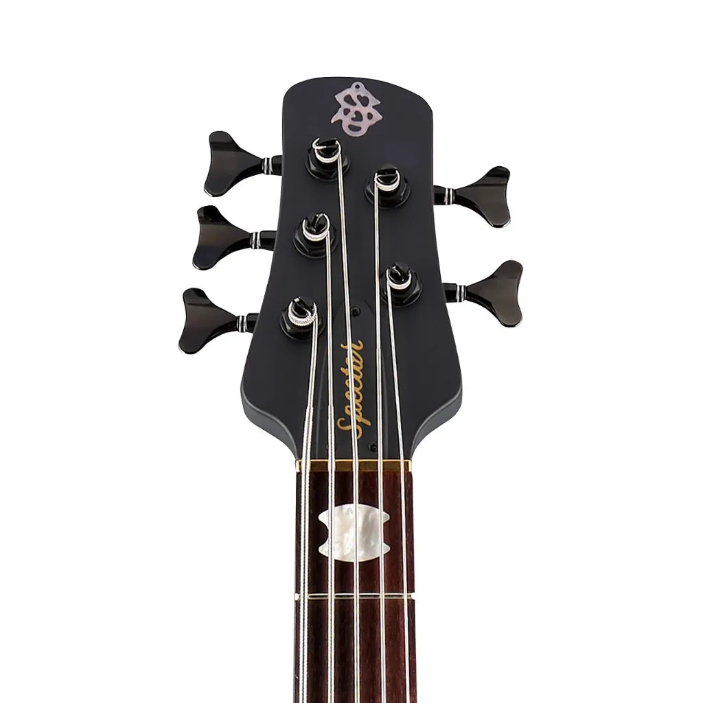 Spector Euro 5 LX Bass Guitar - Transparent Black