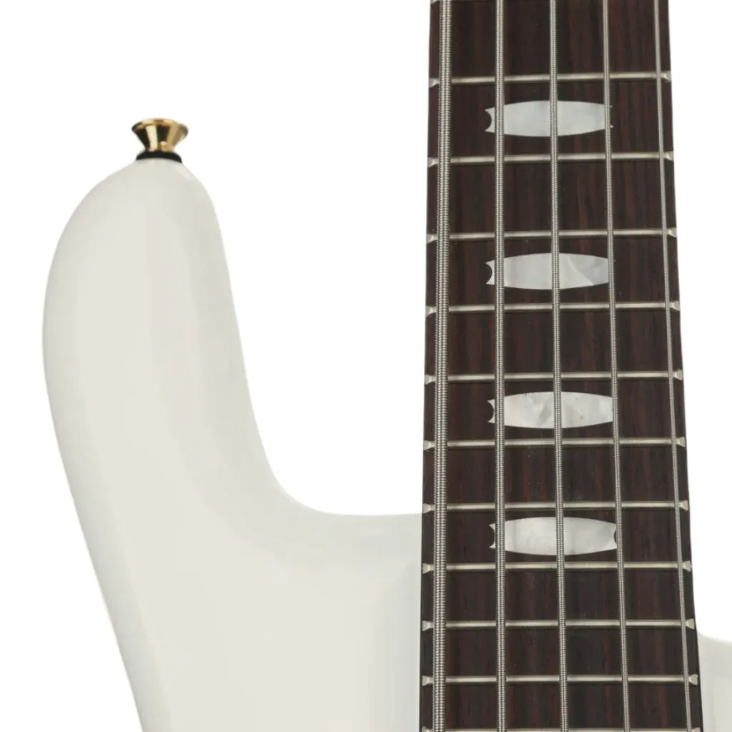 Spector Euro 5 LX Bass Guitar - White Gloss