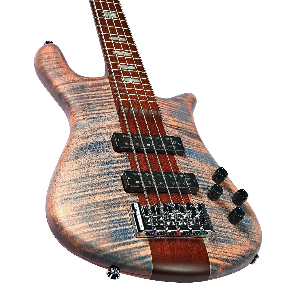 Spector Euro 5 Roasted Bass Guitar - Sundown Glow