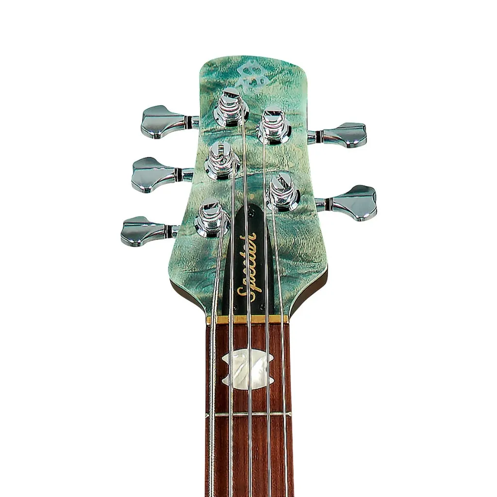 Spector Euro 5 Roasted Bass Guitar - Turquoise Tide