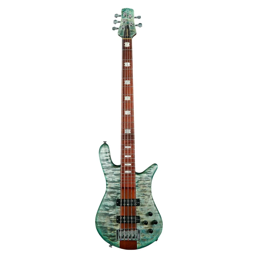 Spector Euro 5 Roasted Bass Guitar - Turquoise Tide