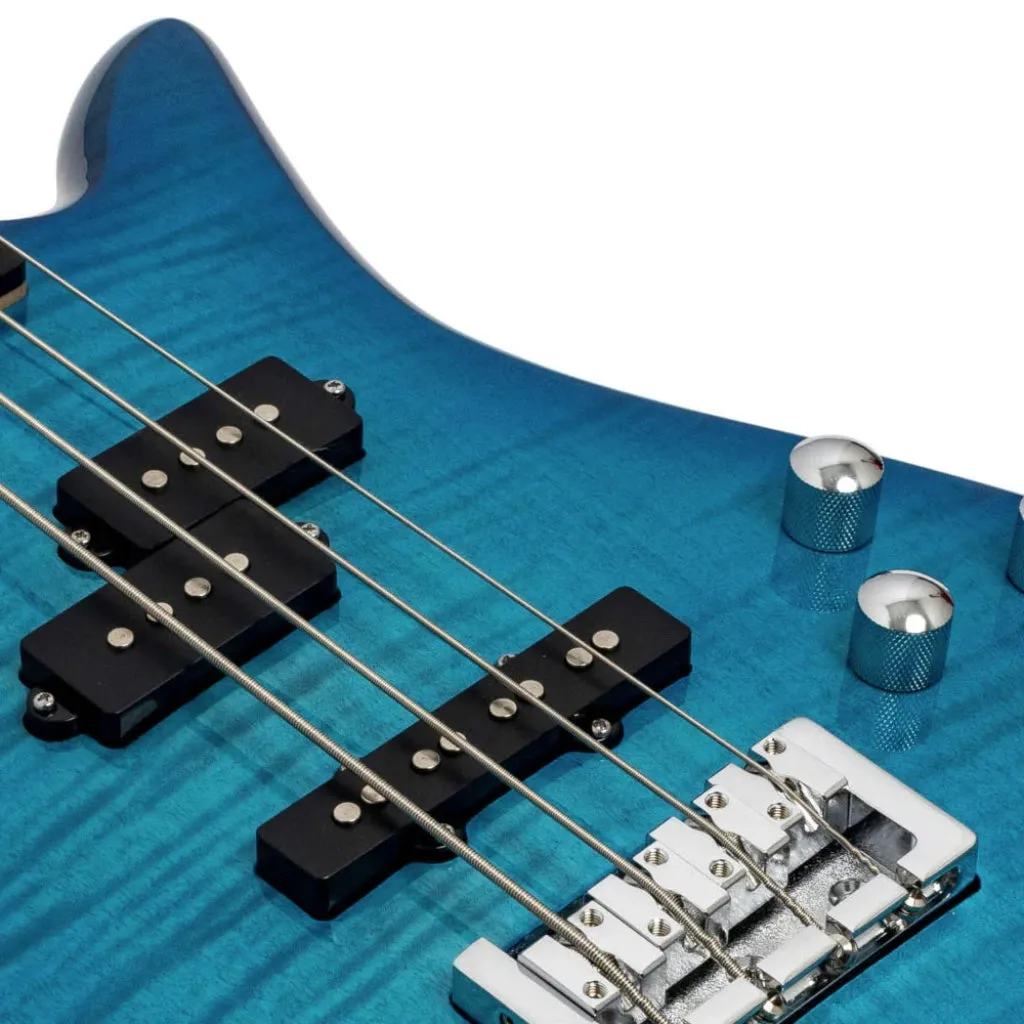 Spector Legend 4 Bass Guitar - Blue Stain Gloss