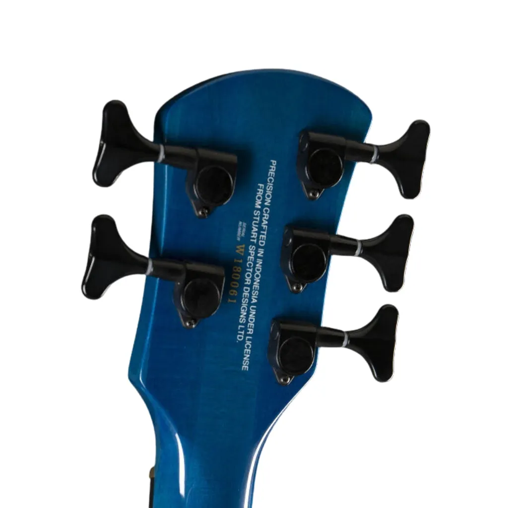 Spector Legend 5 Bass Guitar Aguilar Pickups - Faded Blue Gloss
