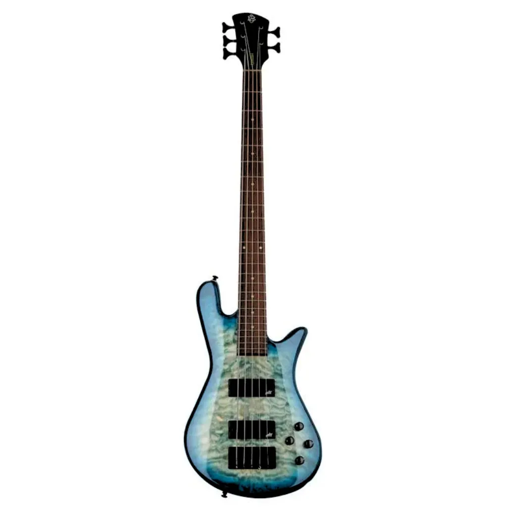 Spector Legend 5 Bass Guitar Aguilar Pickups - Faded Blue Gloss