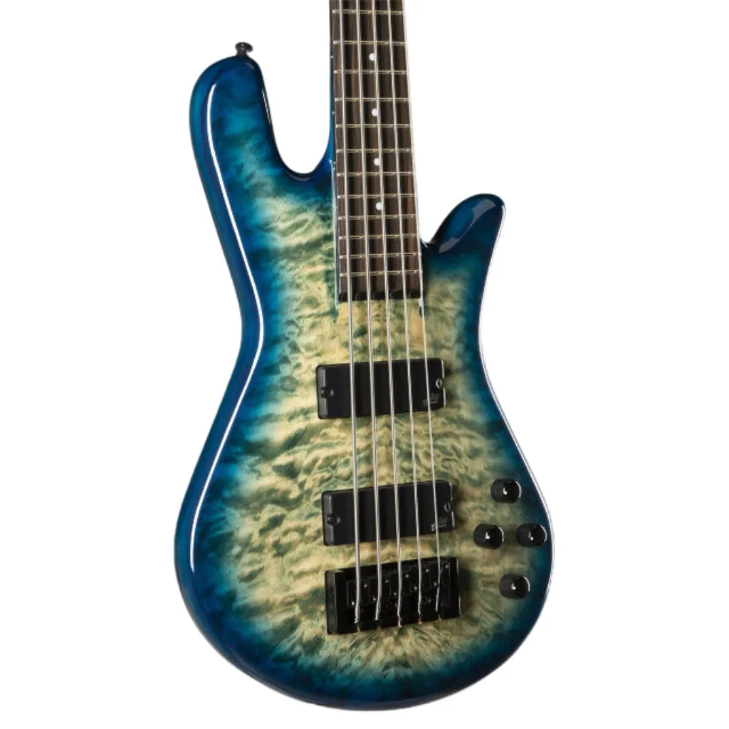 Spector Legend 5 Bass Guitar Aguilar Pickups - Faded Blue Gloss